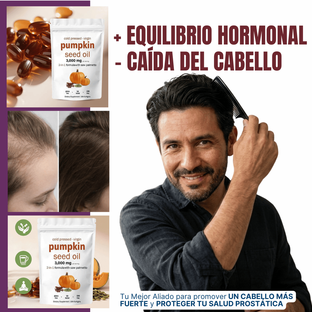 Aceite de Semilla de Calabaza + Saw Palmetto
