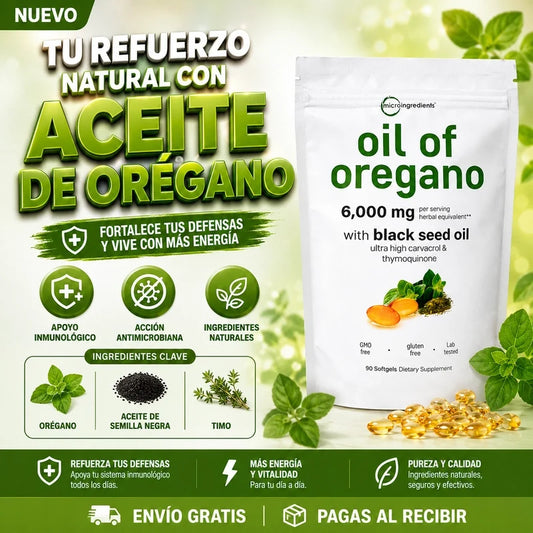 Aceite de Orégano - Defensas Naturales al Alcance