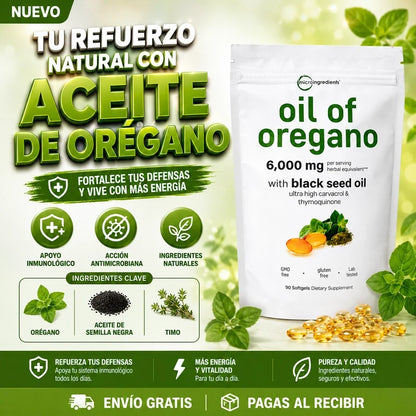 Aceite de Orégano - Defensas Naturales al Alcance