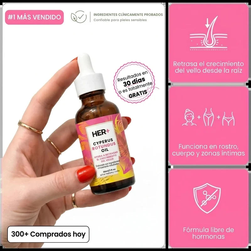 Aceite Cyperus - Menos vello, más libertad