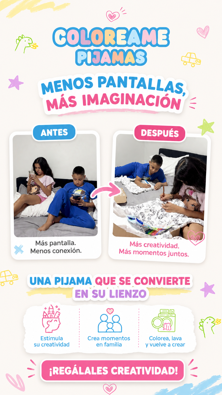 Kit Coloréame Pijamas™