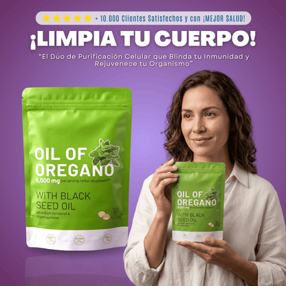 Aceite de orégano y semilla negra