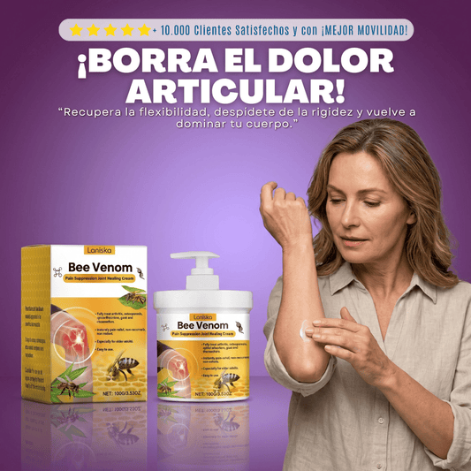 Crema terapéutica con veneno de abejas