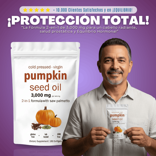 Aceite de Semilla de Calabaza + Saw Palmetto