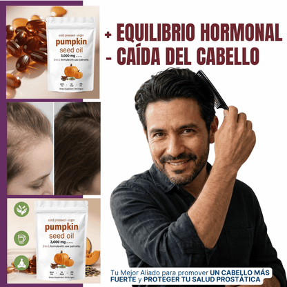Aceite de Semilla de Calabaza + Saw Palmetto