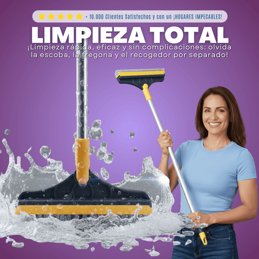 Escoba de limpieza 3 en 1