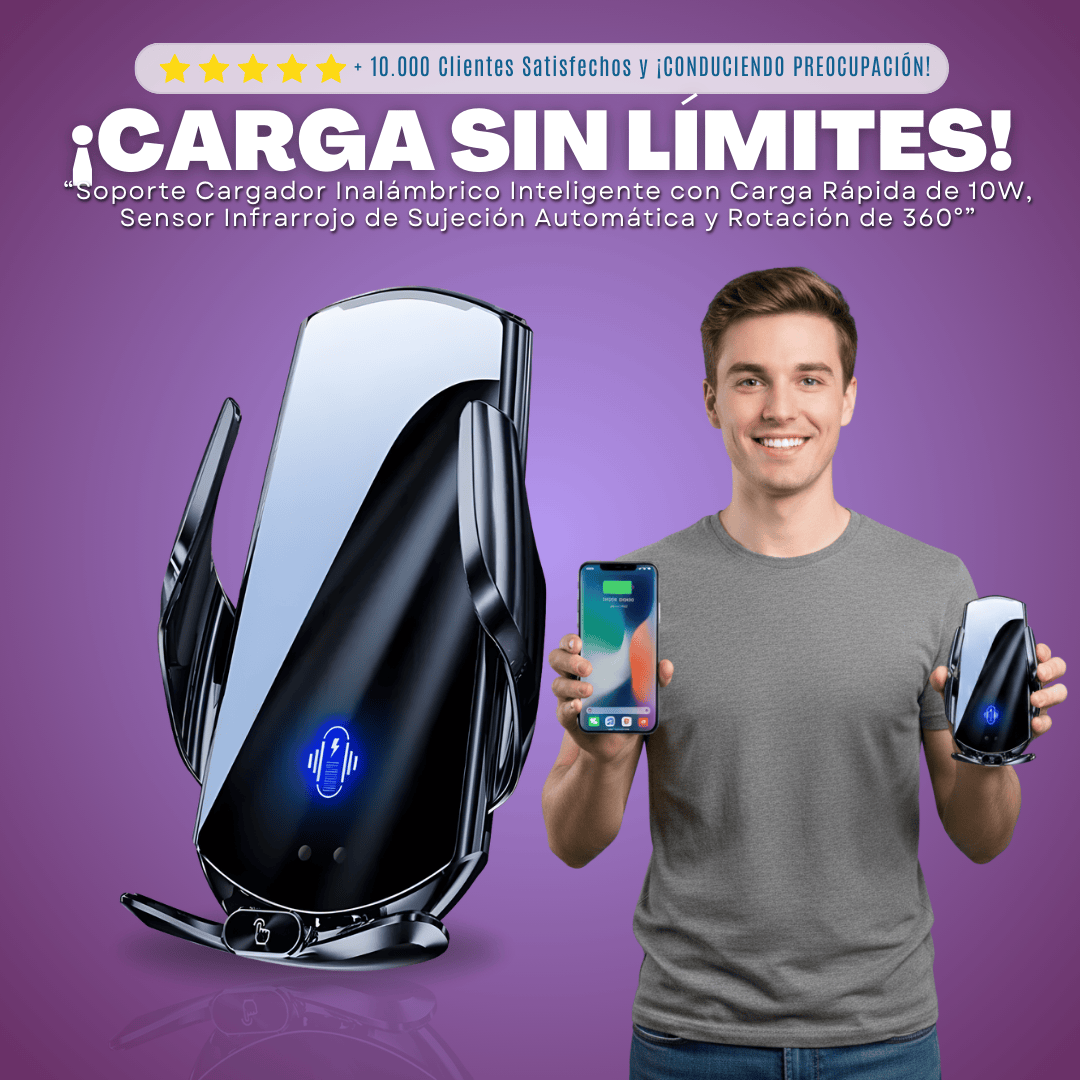 Soporte Cargador Universal | Carga sin Límites, Conduce sin Preocupaciones
