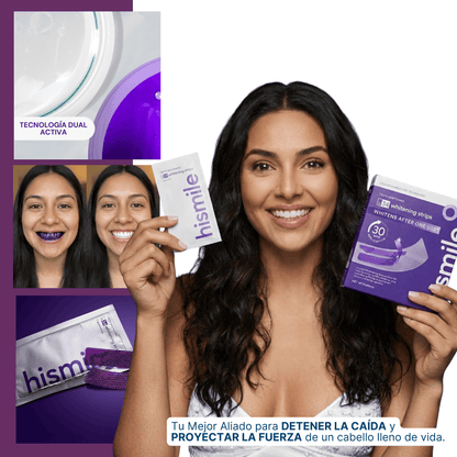 Tiras Blanqueadoras Dentales V34 | ¡Sonrisa más blanca al instante!
