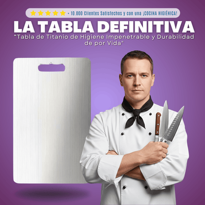 Tabla de cortar de Titanio