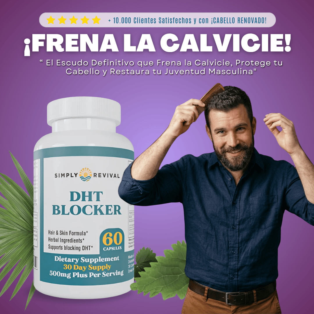 Bloqueador DHT | ¡Revive tu melena y detén la caída!
