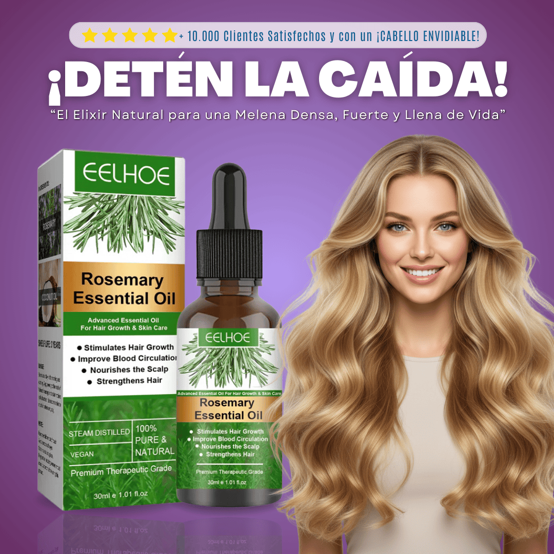 Aceite de Romero | ¡Despídete de la caída del cabello!