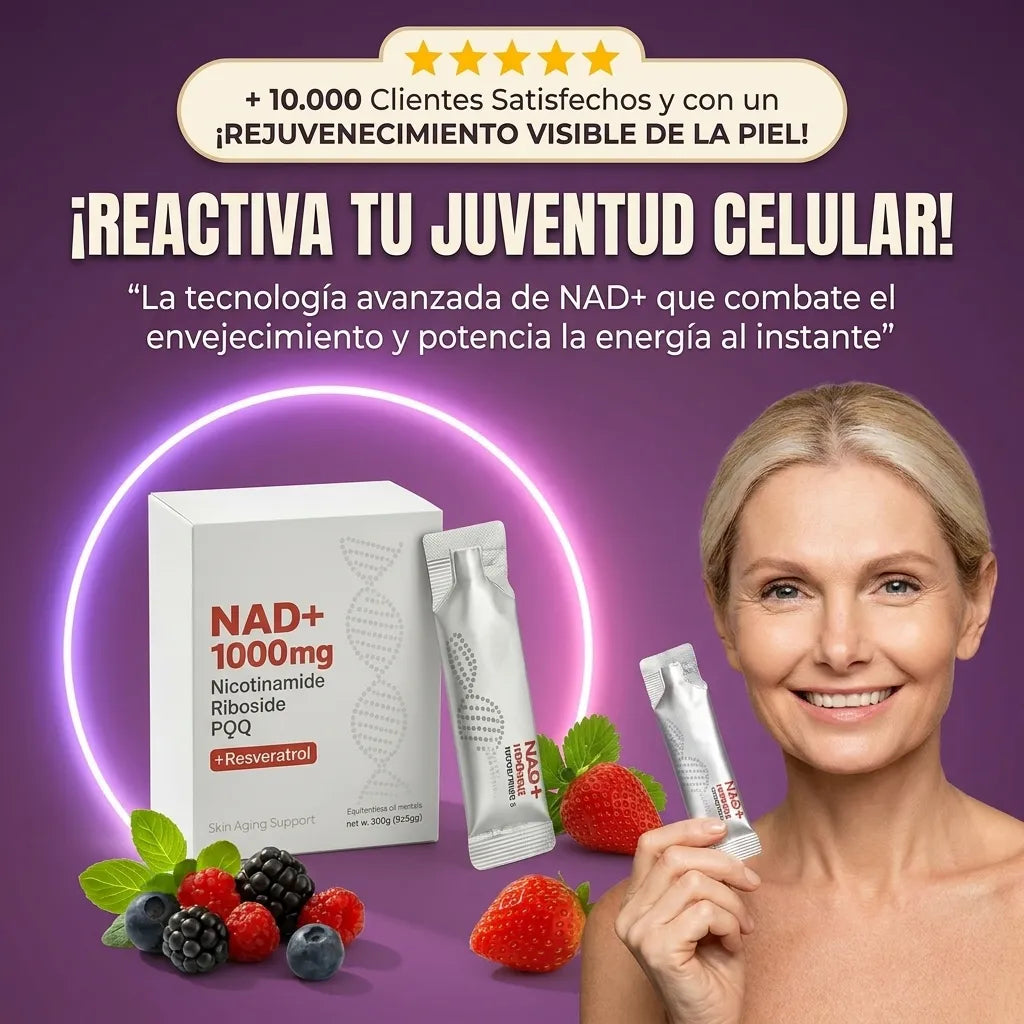 NAD+ 1000 mg Advanced Formula | El Sistema Definitivo de Restauración Celular