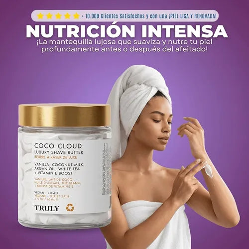 Manteca para post afeitado Truly Coco Cloud